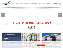 Tablet Screenshot of essence-ciel.fr